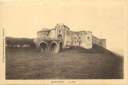 - Pyrenées Atlantiques -ref-A766- Mauléon - Le Fort - Forts - Batiments Et Architecture - Militaria - - Mauleon Licharre