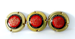 3 Capsules Ou Plaques De Muselet CHAMPAGNE PIPER HEIDSIECK DIFFERENTES - Sammlungen