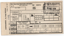 BIGLIETTO TRENO PRENOTAZIONE POSTO DA PADOVA A LOSANNA LAUSANNE - Europa