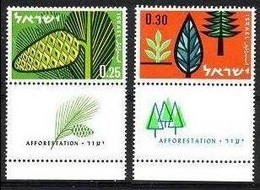 1961	Israel	247-248	AFFORESTATION		2,50 € - Nuevos (con Tab)