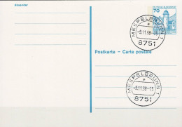 Deutschland Germany Allemagne - Postkarte Wasserschloss Mepsenbrunn (MiNr: P 136 ) 1984 - Gest.Mepsenbrunn 9.11.98 - Postcards - Used