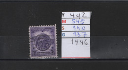 PRIX FIXE Obl 492 YT 545 MIC 940 SCO 937 GIB Démobilisation 1946  Etats Unis 58A/04 - Used Stamps