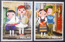 Greece 2021, Christmas, MNH Stamps Set - Unused Stamps