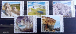 Greece 2022, Geoparks, MNH Stamps Set - Unused Stamps