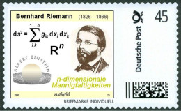 RIEMANN, B. - N-dimensional Space - A. EINSTEIN - Mathematics - Mathematician - Marke Individuell - Physique