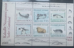 Greenland 1991, Seals, MNH S/S - Neufs