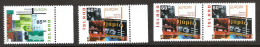 Islande Island 2003 N° 966 / 7 + 966a X 2 ** Europa, Emission Conjointe, Art De L'affiche, Publicité, Jaguar, Batteries - Ungebraucht