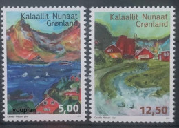 Greenland 2014, Painting From Greenland Iin Summer, MNH Stamps Set - Neufs