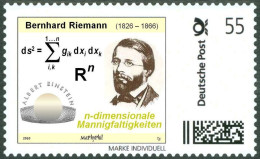 RIEMANN, B. - N-dimensional Space - A. EINSTEIN - Mathematics - Mathematician - Marke Individuell - Albert Einstein