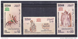 Sudan - 1964 - ( UNESCO - World Campaign To Save Historic Monuments In Nubia, Egypt ) - Complete Set - MNH (**) - Soudan (1954-...)