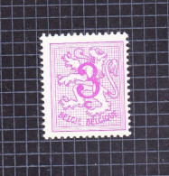 1957 Nr 1026BP2* Met Scharnier.Cijfer Op Heraldieke Leeuw. - 1951-1975 Heraldischer Löwe (Lion Héraldique)