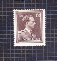 1951 Nr 845* Met Scharnier.Leopold III,open Kraag. - 1936-1957 Collo Aperto