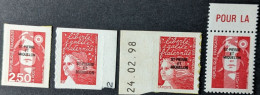 557,578,791,675** Marianne, Issus De Carnet, Sous Faciale - Unused Stamps