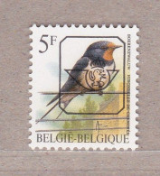 PRE827P6a** Boerenzwaluw / Hirondelle De Cheminee,postfris Zonder Scharnier. - Tipo 1986-96 (Uccelli)