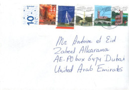 NETHERLANDS  - 2022, STAMPS COVER TO DUBAI. - Storia Postale