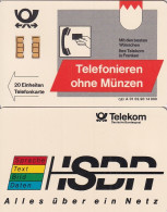 GERMANY - ISDN(A 01), Tirage 14000, 02/90, Mint - A + AD-Series : D. Telekom AG Advertisement