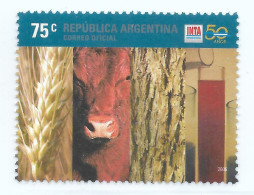 ARGENTINA 2006 INTA 50 ANNIVERSARY AGRICULTURE AND LIVESTOCK INDUSTRIES MNH MI 3098 - Unused Stamps