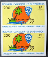 2x 413** Non Dentelé En Paire Nouvelle Calédonie - Unused Stamps