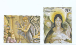 ARGENTINA 2006 CHRISTMAS XMAS VIRGIN MADONNA PIGEON ART SET OF 2 VALUES MNH - Ungebraucht