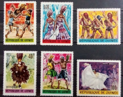 Guinea 1966, Dances From Guinea, MNH Stamps Set - Guinée (1958-...)