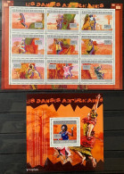 Guinea 2010, African Dances, Two MNH S/S - Guinée (1958-...)