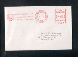 "DAENEMARK" 1976, Freistempel "CHRISTIANSFELD" Auf Brief Nach Deutschland (50065) - Brieven En Documenten