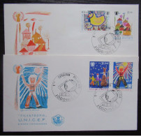 FDC 1492/95 'Unicef' - 1961-1970