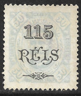 Portuguese Congo – 1902 King Carlos Surcharged 115 On 50 Réis Mint Stamp - Congo Portoghese