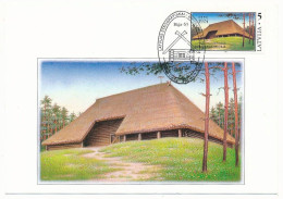 Mi 369 Maximum Card / Ethnographic Open-air Museum 70th Anniversary - Latvia - Lettonie