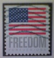 United States, Scott #5790, Used(o) Booklet, 2023, Flag Definitive: Freedom Flag, (63¢) Forever - Gebraucht