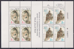 Israele 1997 Y.T.1359/60 Foglio **/MNH VF - Blocks & Kleinbögen