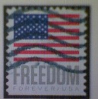 United States, Scott #5790, Used(o) Booklet, 2023, Flag Definitive: Freedom Flag, (63¢) Forever - Gebraucht