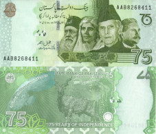 Pakistan / 75 Rupees / 2022 / P-56(a) / UNC - Pakistan