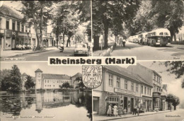 41195123 Rheinsberg Mark, Muehlenstr., Bus, Helmunt Lehmann Sanatorium Rheinsber - Zechlinerhütte