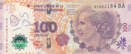 Argentina #358b, (2012) 100 Pesos Banknote, Eva Peron - Argentine