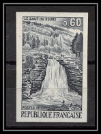 France N°1764 Le Saut Du Doubs Cascade 1673 Essai Trial Proof Non Dentelé ** Imperf  - Farbtests 1945-…