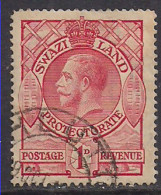 Swaziland 1933 KGV 1d Red Used SG 12 ( C1357 ) - Swasiland (...-1967)