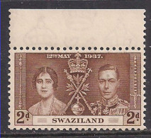 Swaziland 1937 KGV1 2d  Coronation MNH SG 26 ( L1373 ) - Swasiland (...-1967)