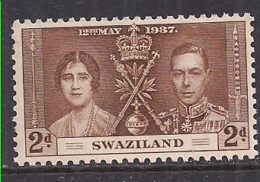 Swaziland 1937 KGV1 2d  Coronation MNH SG 26 ( L1441 ) - Swasiland (...-1967)
