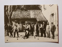 JOUEURS DE BOULES - GRENOBLE - Carte Postale Moderne Reproduisant Photo Ancienne (Musée Dauphinois) - Sonstige & Ohne Zuordnung