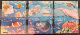 Hong Kong 2019, Underwater World Of Hong Kong, MNH Stamps Set - Nuevos