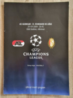 Programme AZ Alkmaar - Standard De Liege - 29.09.09 - UEFA Champions League - Football Soccer Fussball Calcio Programm - Boeken