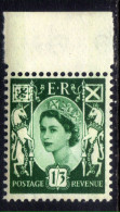 Scotland GB 1963 QE2 1 /-d Green Umm SG S5p & Tab  ( B831 ) - Escocia