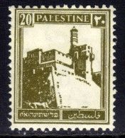 Palestine 1927 - 45 KGV 20m Dome Of The Rock MM SG 99a ( A169 ) - Palestine