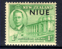 Niue 1946 KGV1 1d Green Peace Lmm SG 98 ( H1041 ) - Niue