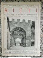 Bi Le Cento Citta' D'italia Illustrate Rieti Lazio - Zeitschriften & Kataloge