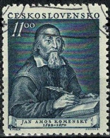 TCHECOSLOVAQUIE - 360e Anniversaire De La Naissance Deu Philosophe Et écrivain Jan Amos Komensky - Used Stamps