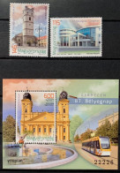 Hungary 2014, Debrecan City, MNH S/S And Stamps Set - Unused Stamps