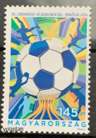 Hungary 2014, Football World Cup In Brazil, MHH Single Stamp - Unused Stamps