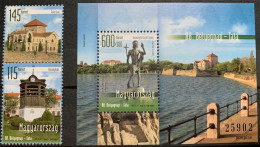 Hungary 2015, Stamps Day - Tata, MNH S/S And Stamps Set - Neufs